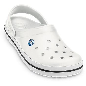 Crocs Crocband Clog Biele - Damske Dreváky